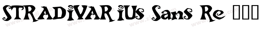 STRADIVARIUs Sans Re字体转换
